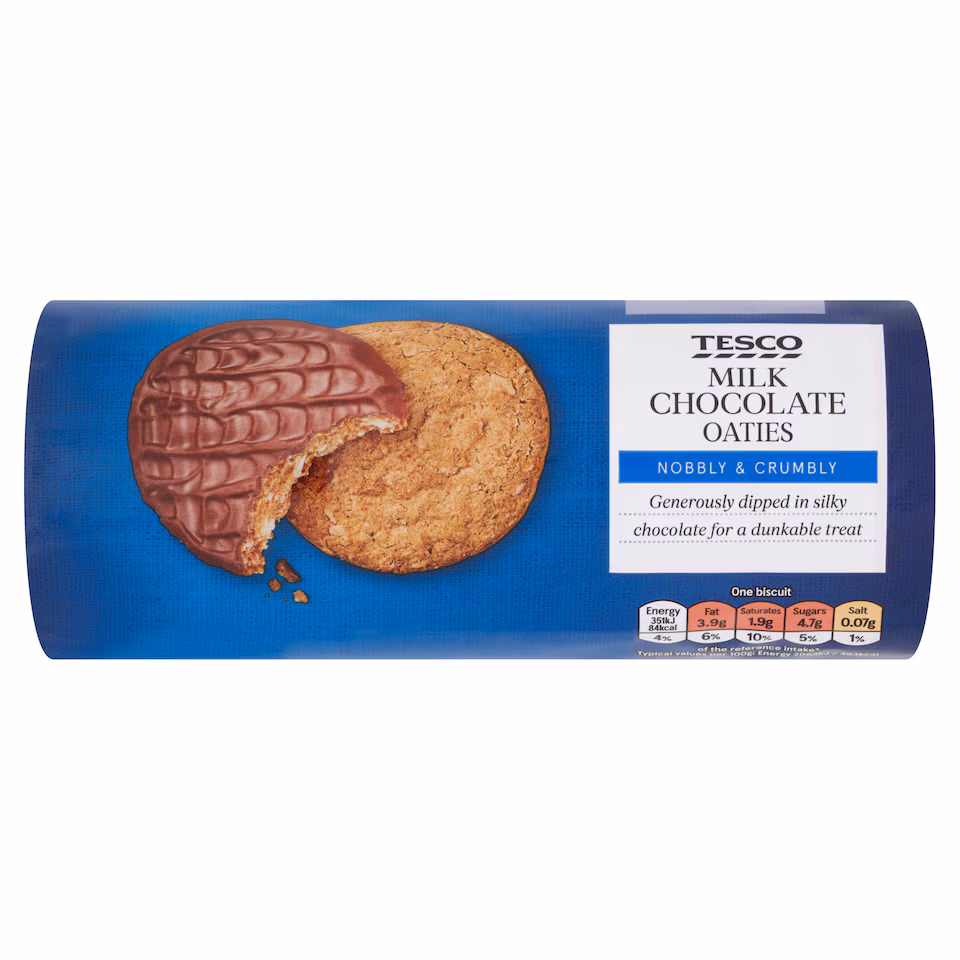 Tesco Milk Chocolate Oaties 300g