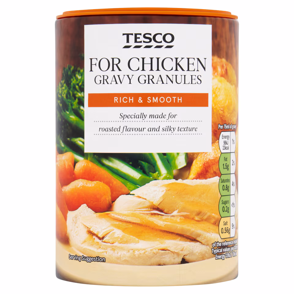 Tesco Gravy Granules For Chicken 200G