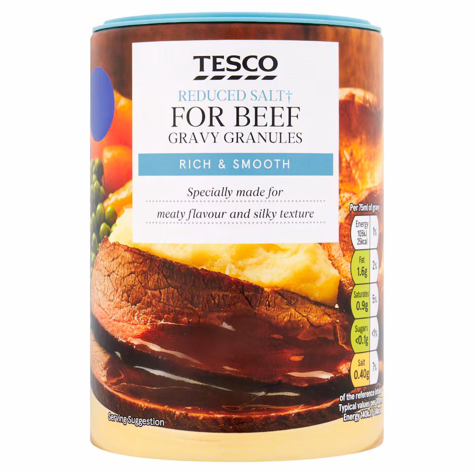 Tesco Reduced Salt Gravy Granules 200G