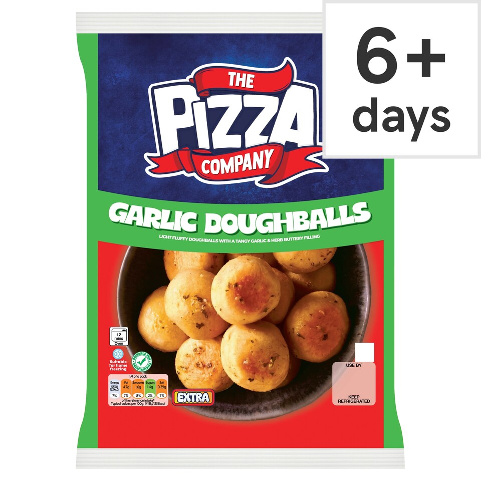 The Pizza Company Garlic Doughballs 165G