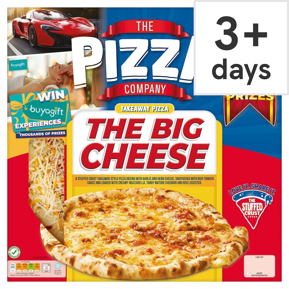 The Pizza Company The Big Cheese Stuffed Crust Pizza 611G