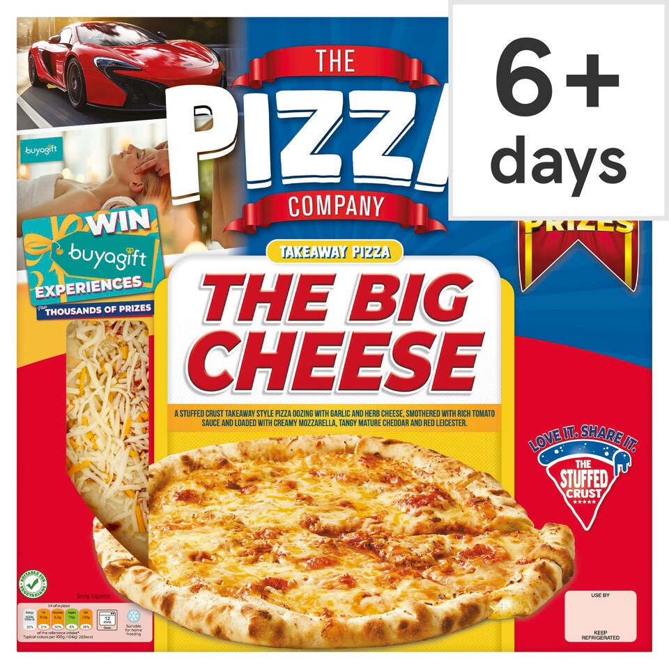 The Pizza Company The Big Cheese Stuffed Crust Pizza 611G