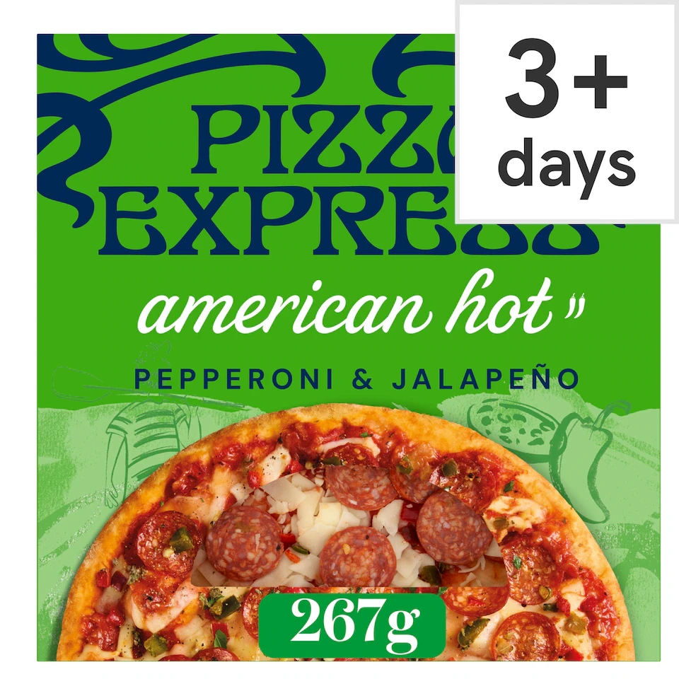 Pizza Express American Hot Pepperoni & Jalapeno 230g