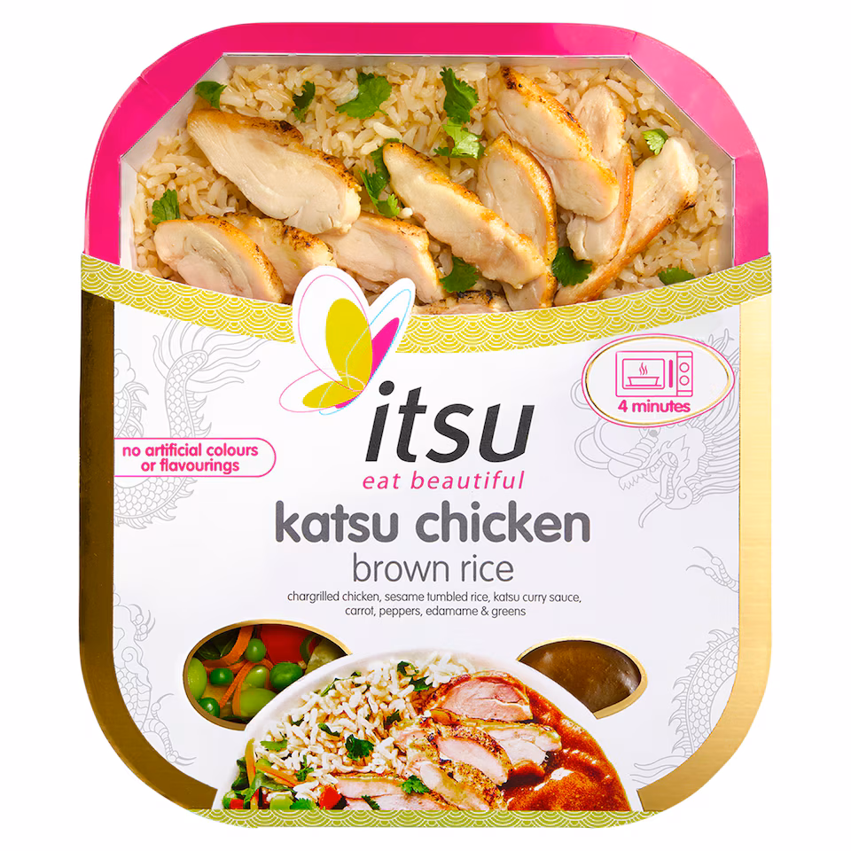 Itsu Katsu Chicken Brown Rice 395g