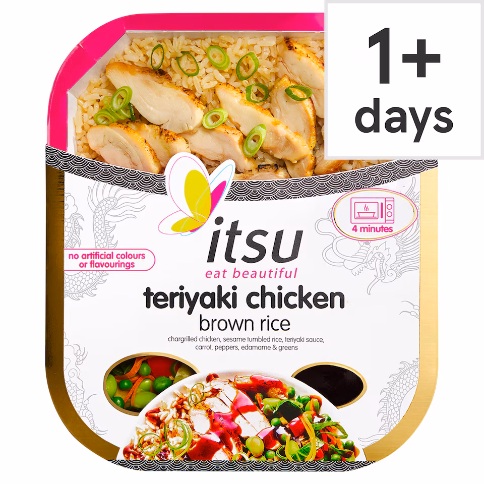 Itsu Teriyaki Chicken Brown Rice 395g