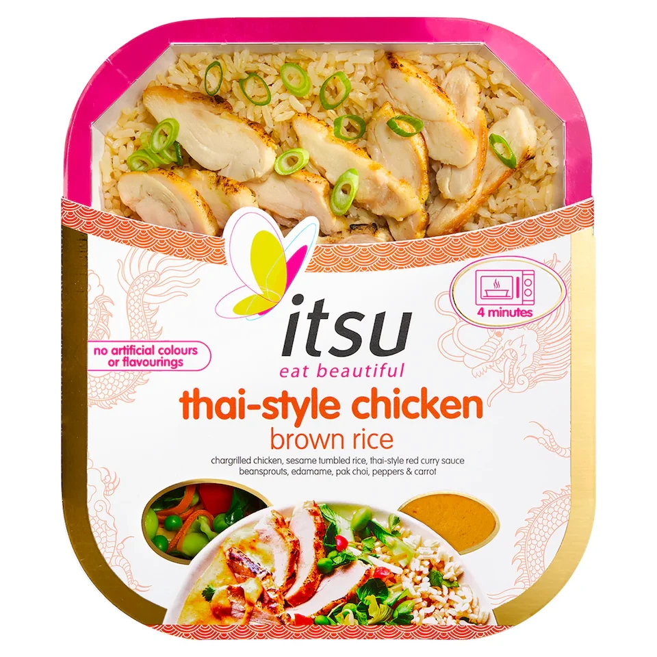 Itsu Thai-Style Chicken Brown Rice 395g