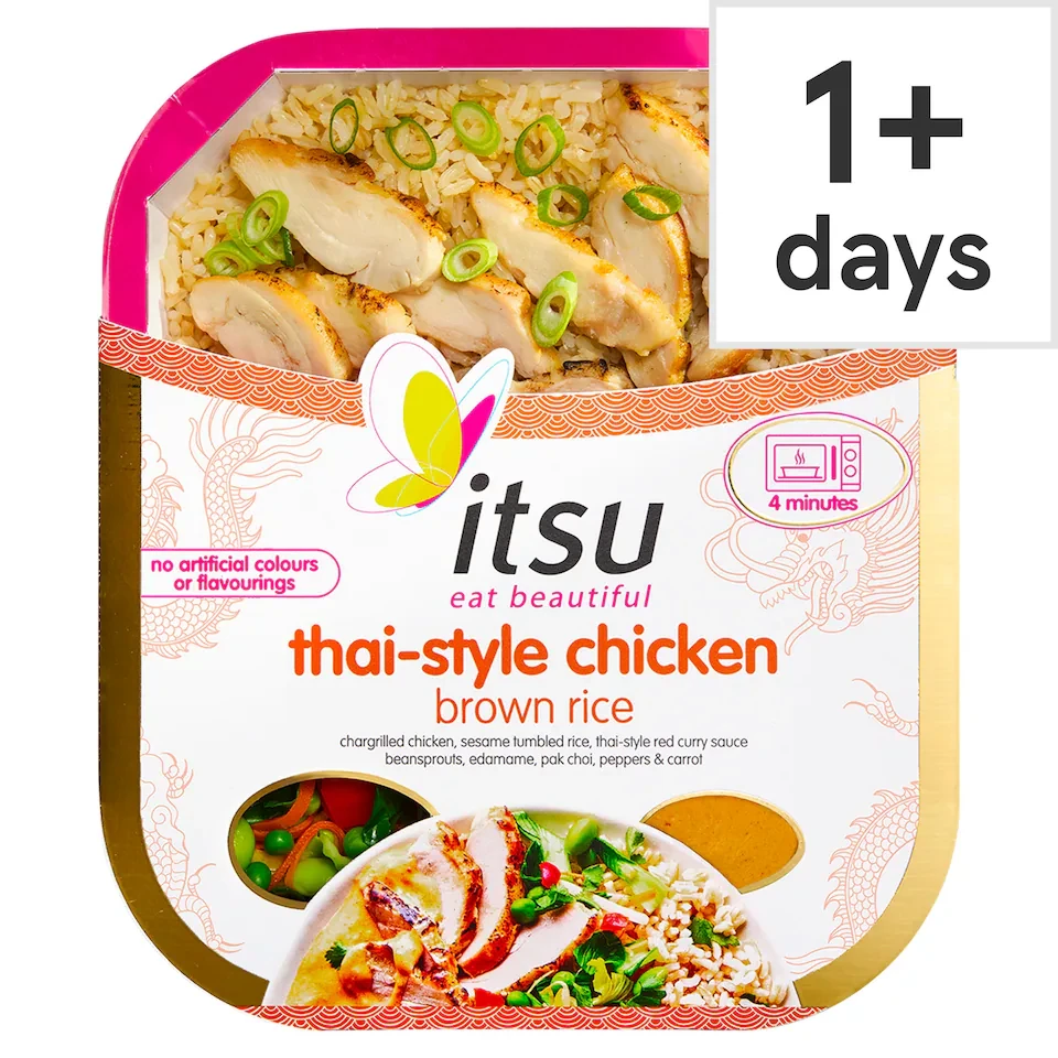 Itsu Thai-Style Chicken Brown Rice 395g