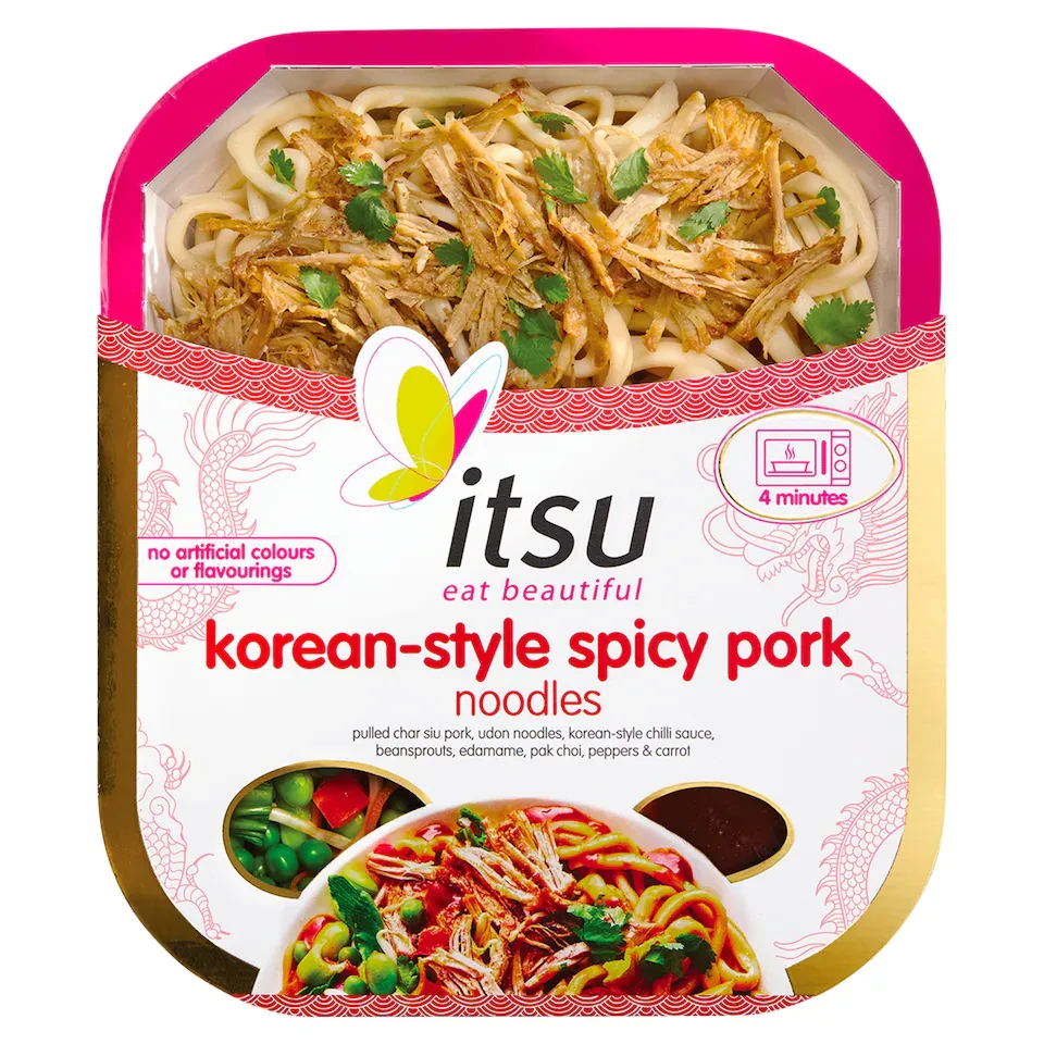 Itsu Korean-Style Spicy Pork Noodles 370g