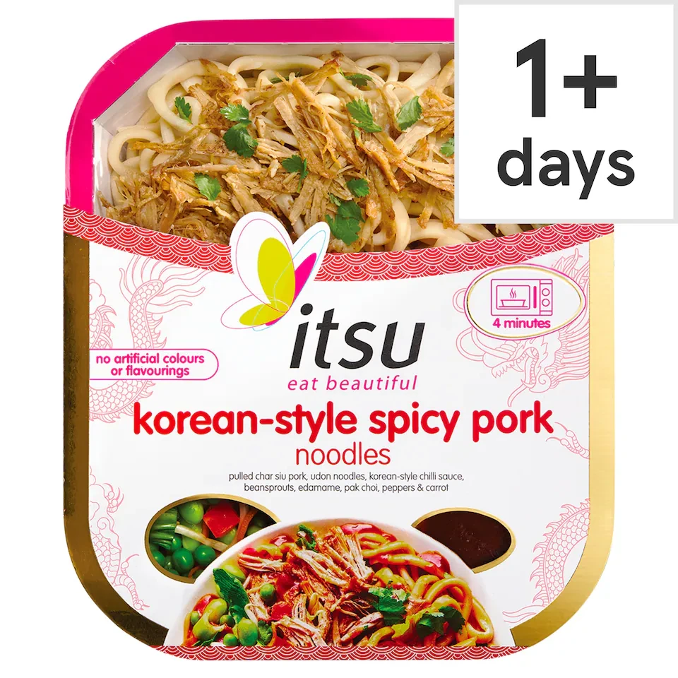 Itsu Korean-Style Spicy Pork Noodles 370g