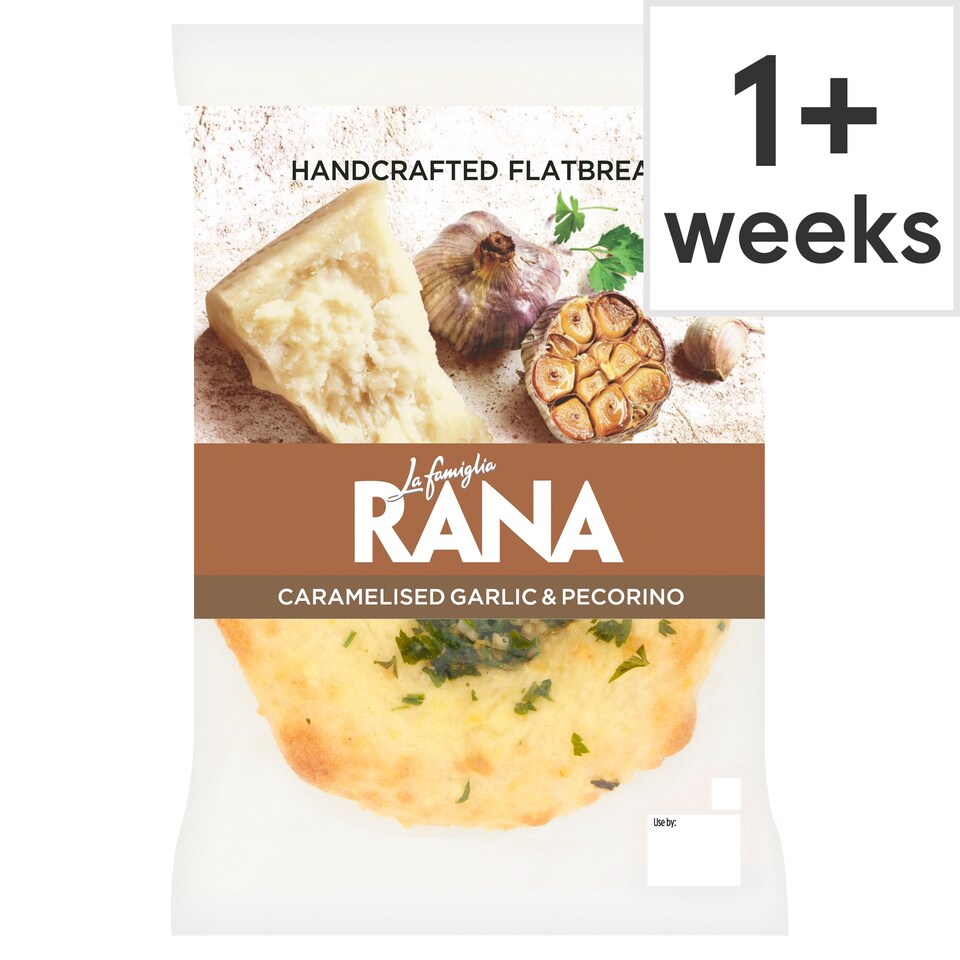 La Famiglia Rana Caramelised Garlic & Pecorino Flatbread 183g
