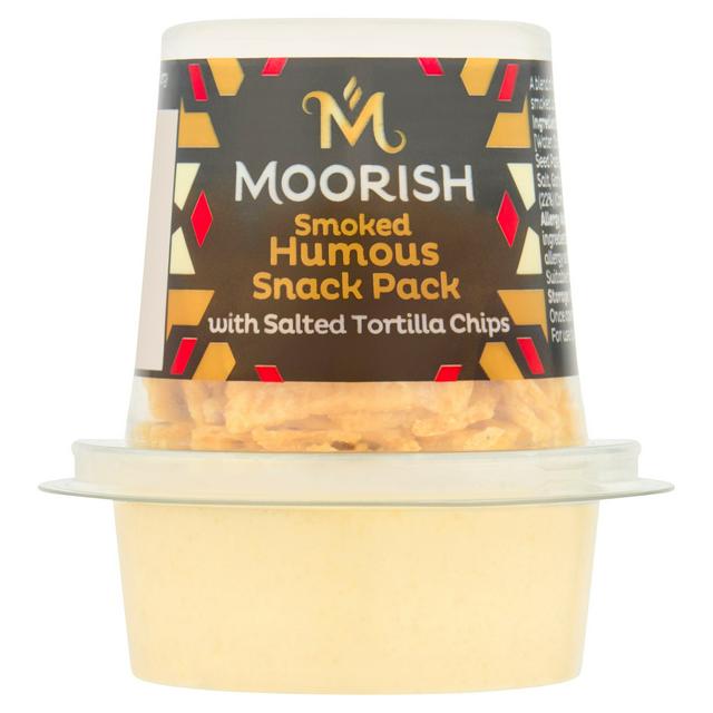 Moorish 77g Salted Tortilla Chips Smoked Humous Snack Pack