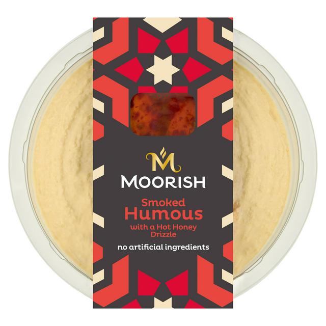 Moorish 170g Hot Honey Drizzle Smoked Humous