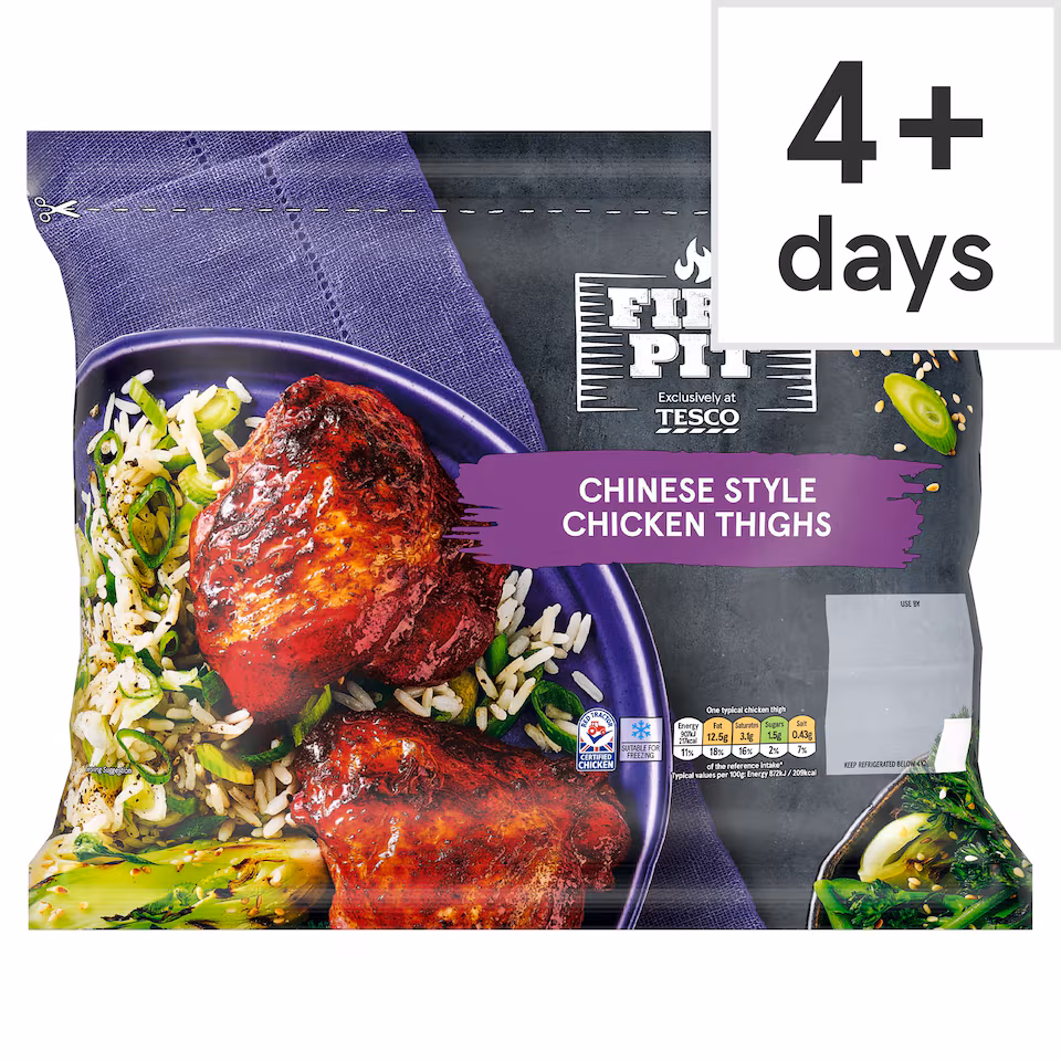 Tesco Firepit Chinese Chicken Style Thighs 900G