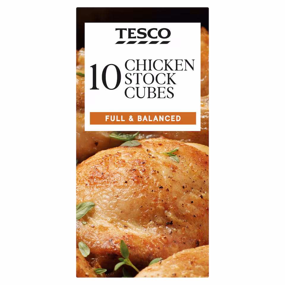 Tesco Chicken Stock Cubes 10 Pack 100g