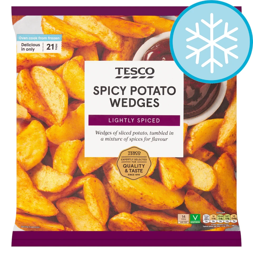 Tesco Spicy Potato Wedges 750G