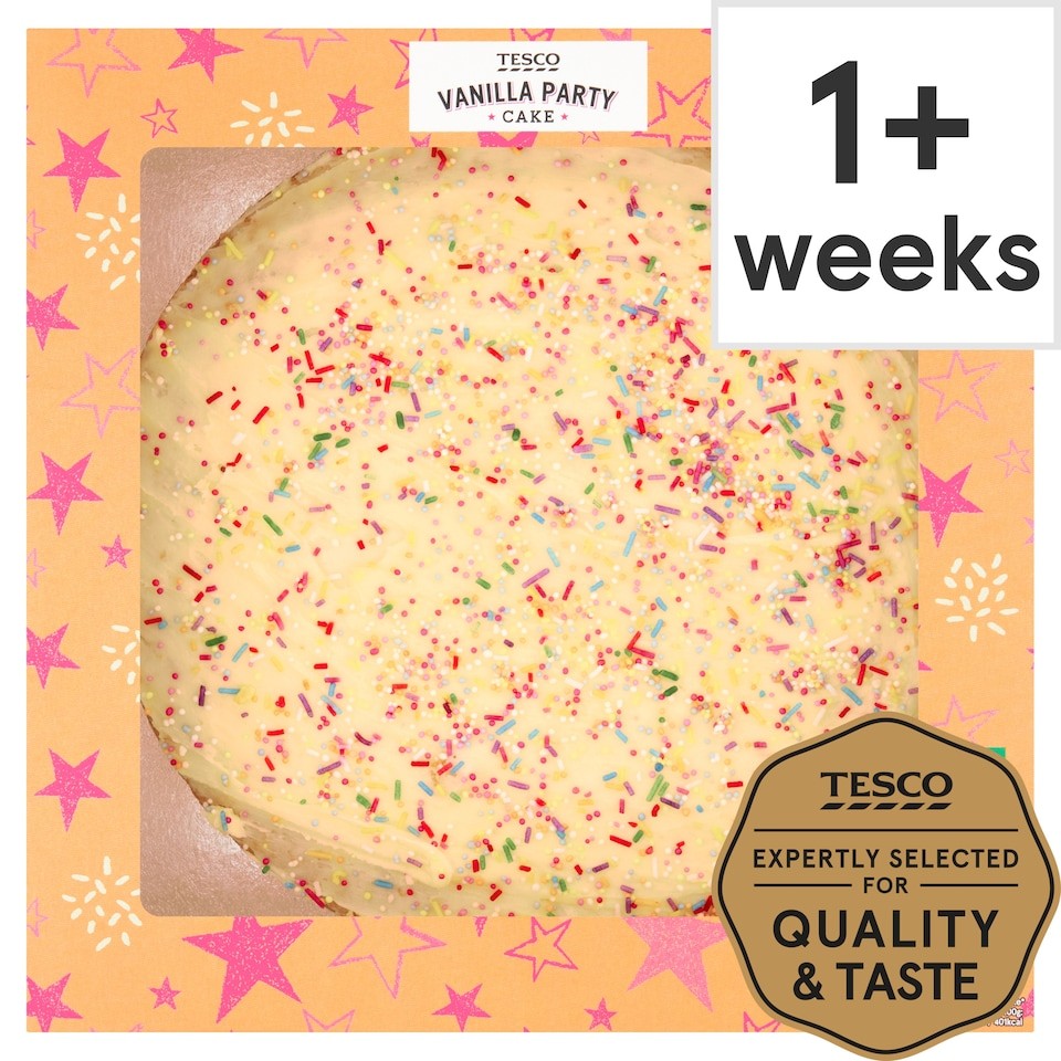 Tesco Madeira Party Cake - Vanilla