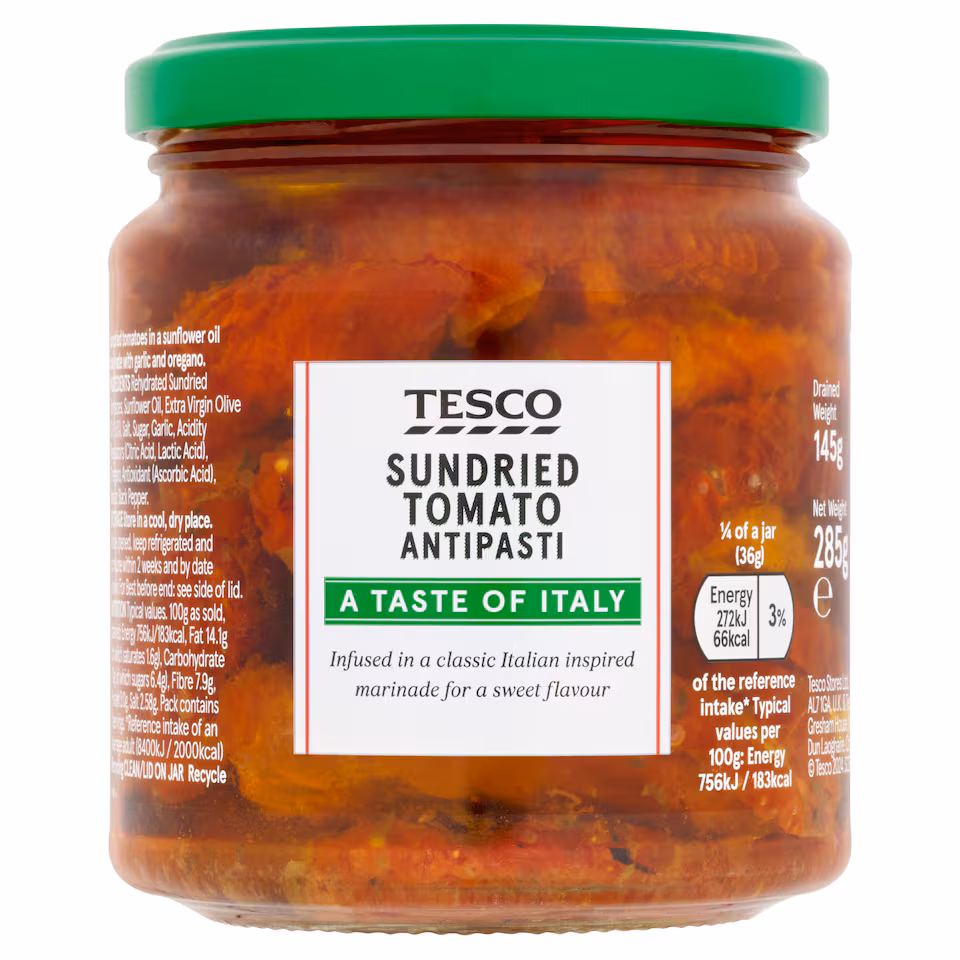 Tesco Sun Dried Tomatoes 285G