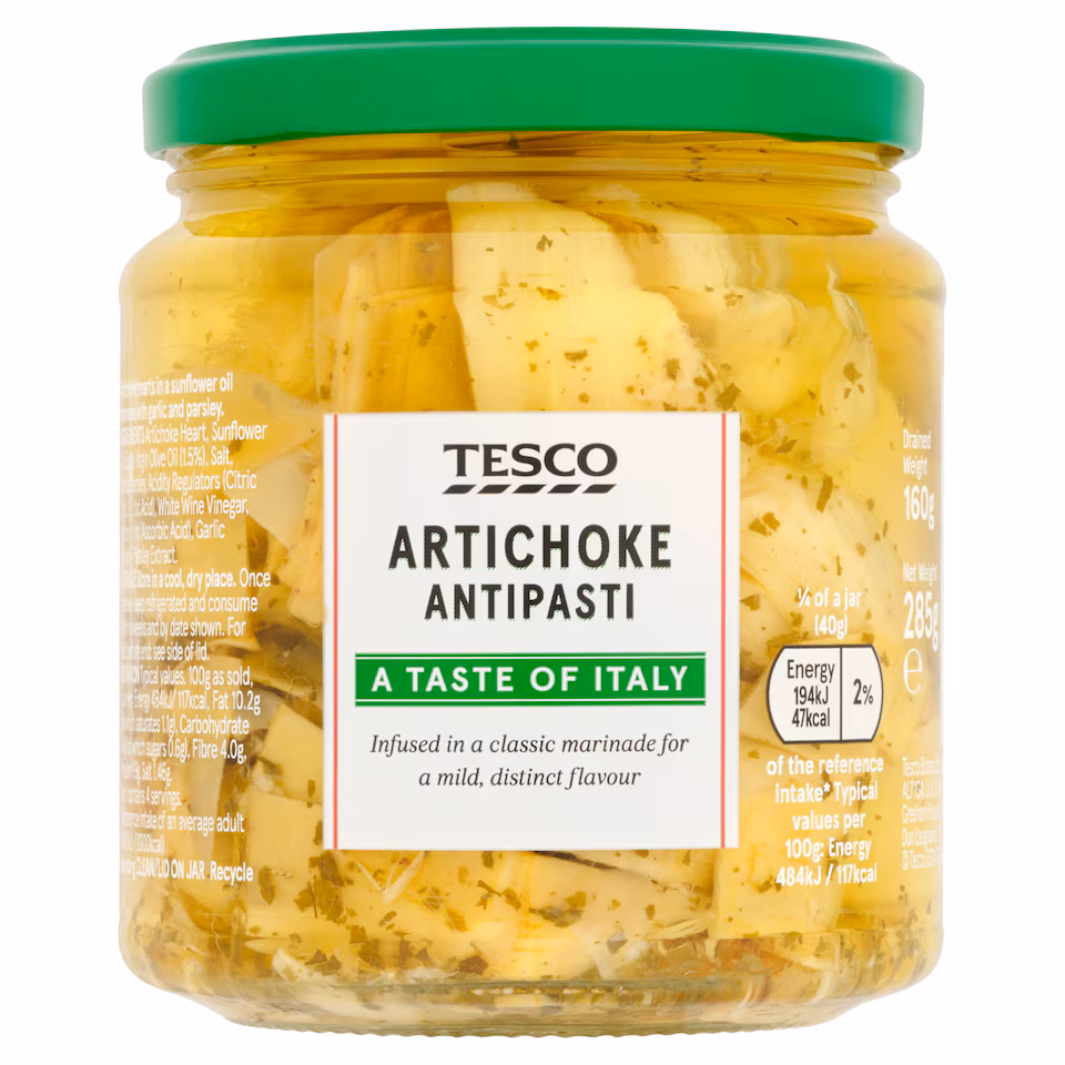 Tesco Artichoke Antipasti 285G