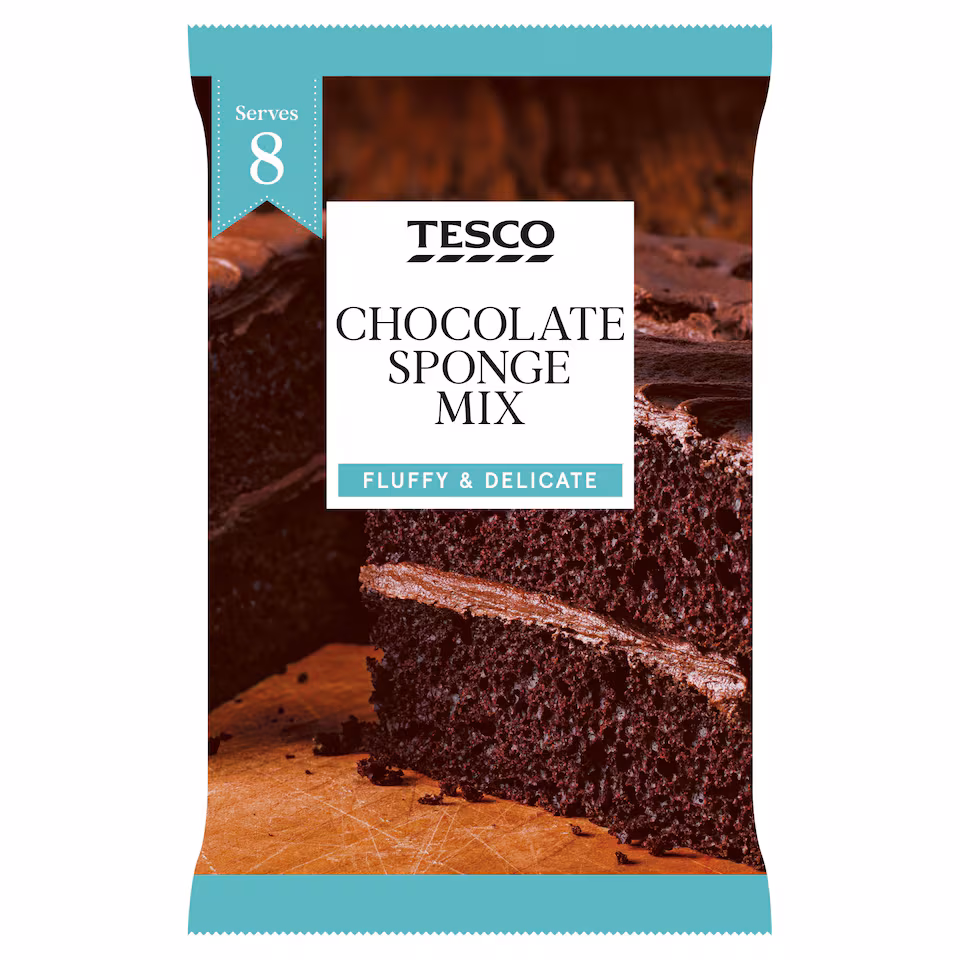 Tesco Chocolate Sponge Cake Mix 400G