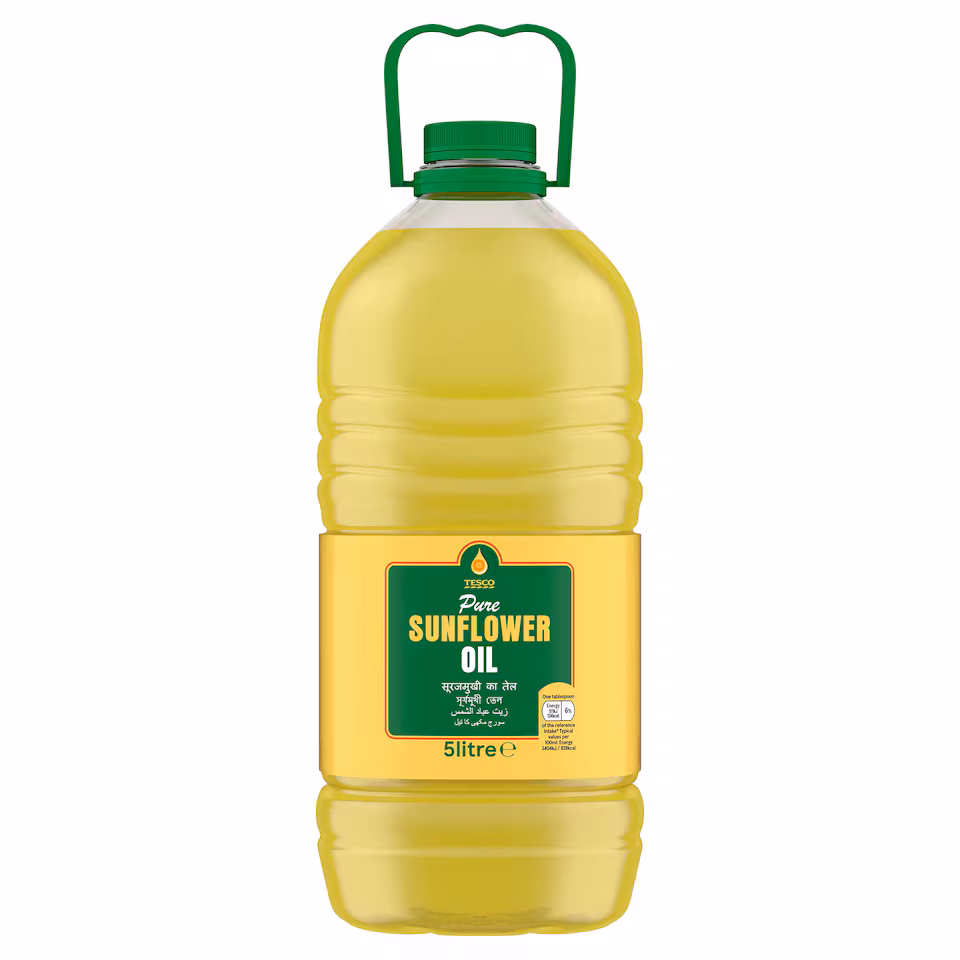 Tesco Pure Sunflower Oil 5 Litre