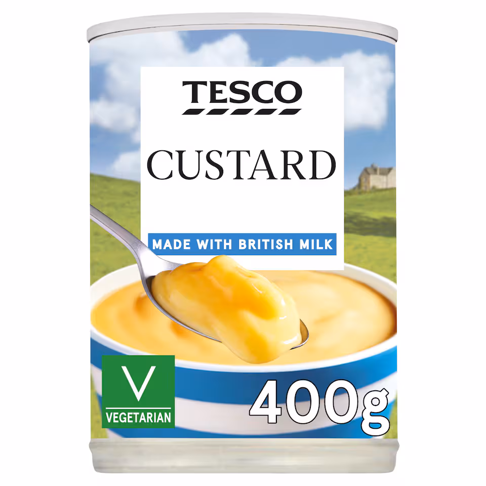 Tesco Ready To Serve Custard 400G