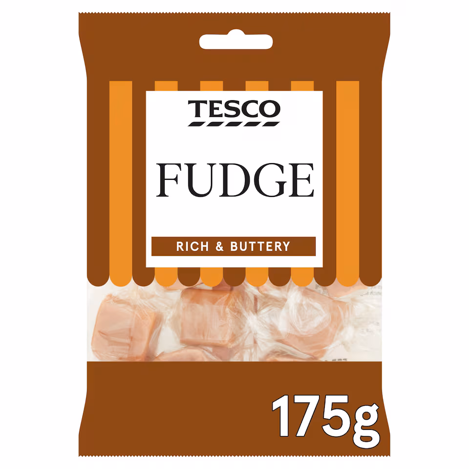 Tesco Dairy Fudge 175G