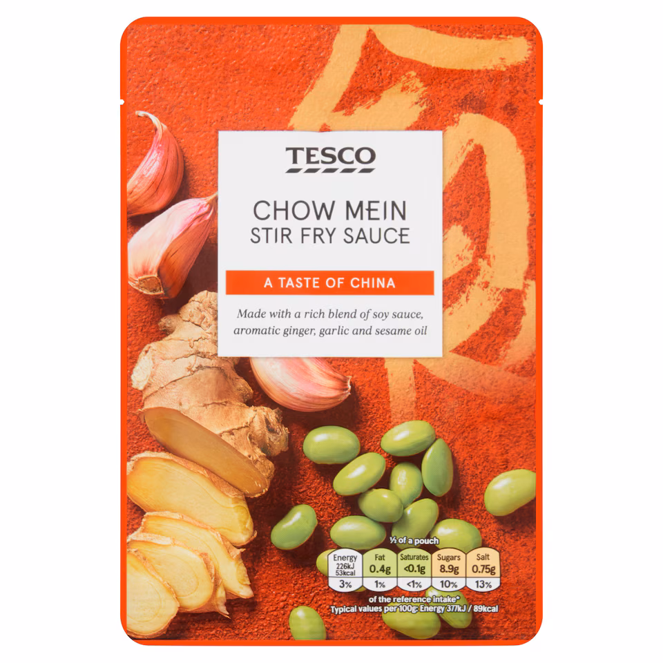 Tesco Chow Mein Stir Fry Sauce 120G