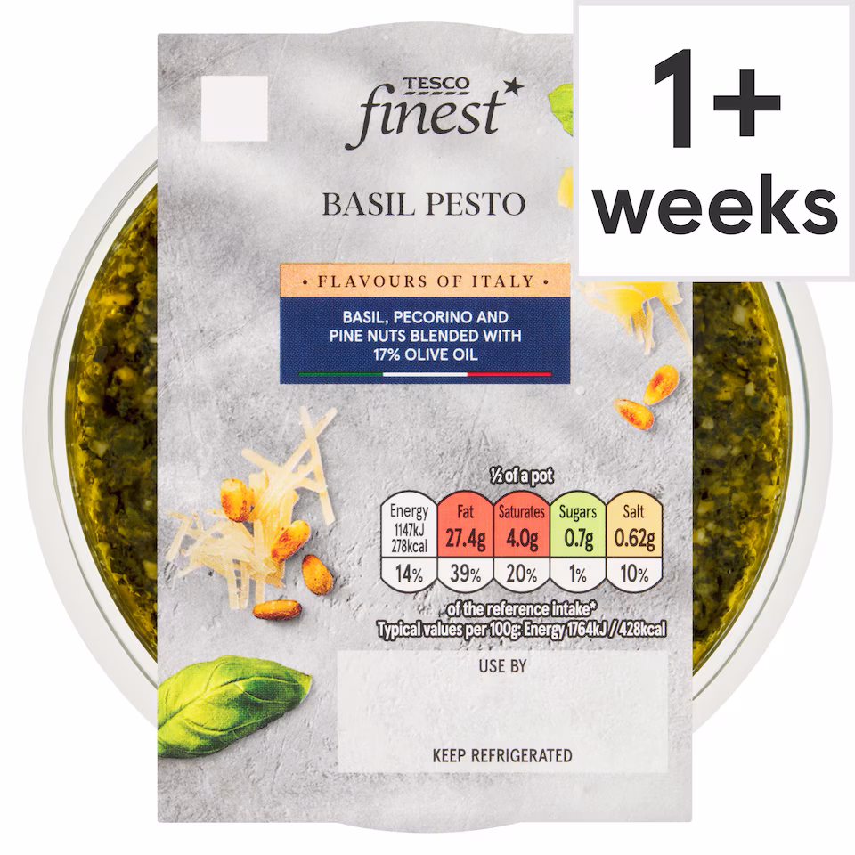 Tesco Finest Basil Pesto 130G