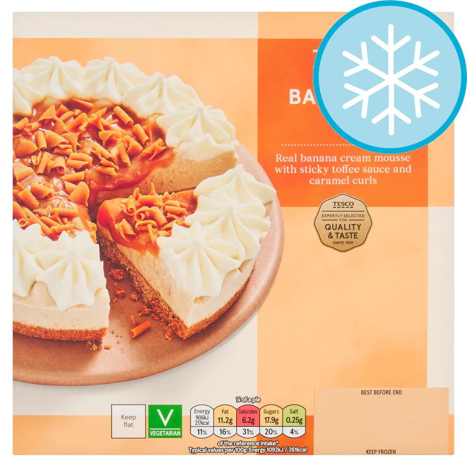 Tesco Banoffee Pie 500G