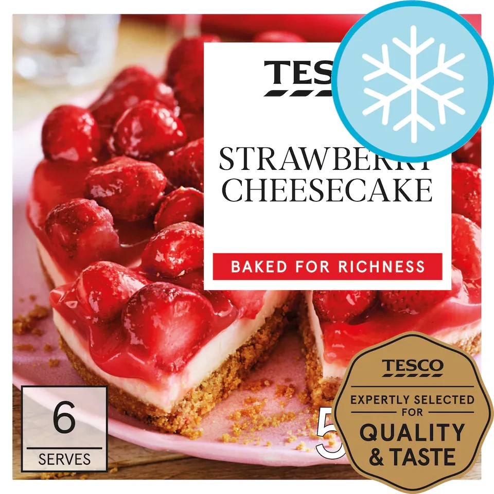 Tesco Strawberry Cheesecake 500G
