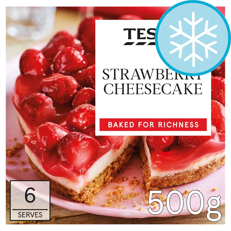 Tesco Strawberry Cheesecake 500G