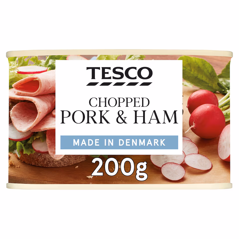 Tesco Chopped Pork & Ham 200G