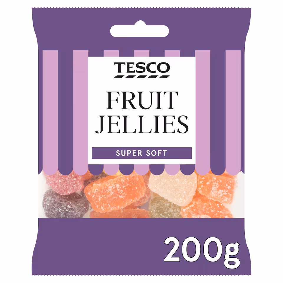 Tesco Fruit Jellies Sweets 200G
