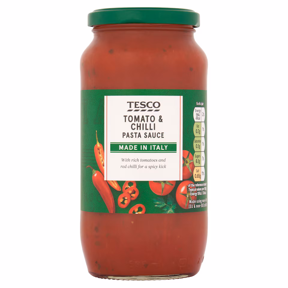 Tesco Tomato & Chilli Pasta Sauce 500G