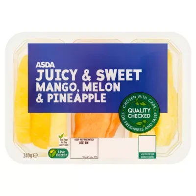 ASDA Juicy & Sweet Mango, Melon & Pineapple 240g