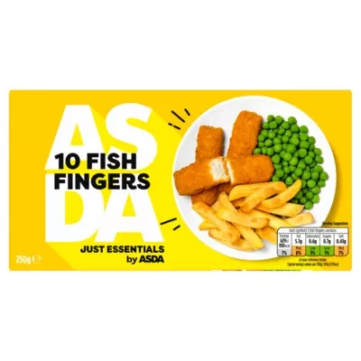 JUST ESSENTIALS by ASDA Just Essentials by  10 Fish Fingers 250g