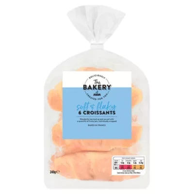 The BAKERY at ASDA The Bakery 6 Croissants 240g