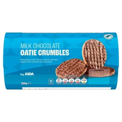 ASDA Milk Chocolate Oatie Crumbles 300g