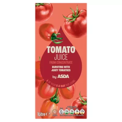 ASDA Tomato Juice from Concentrate 1 Litre