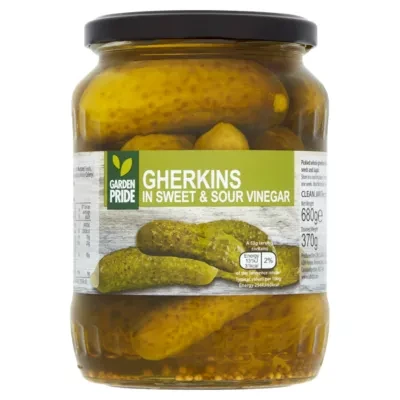 Garden Pride Pickled Gherkins 680g