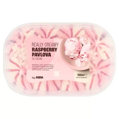 ASDA Really Creamy Raspberry Pavlova Ice Cream 900ml