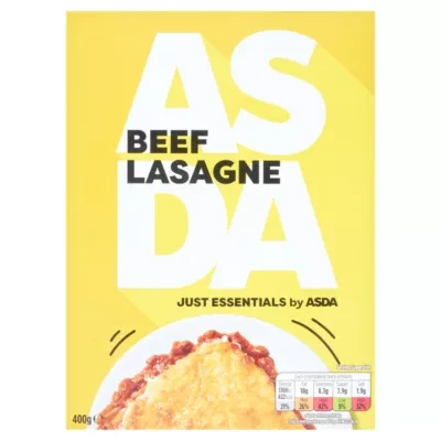 JUST ESSENTIALS by ASDA Just Essentials Beef Lasagne 400g
