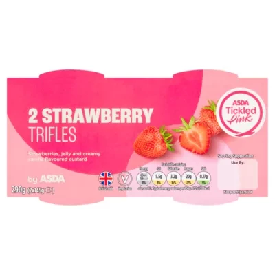 ASDA Strawberry Trifles 2 x 145g (290g)
