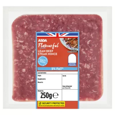 ASDA Flavourful Lean Beef Steak Mince 250g