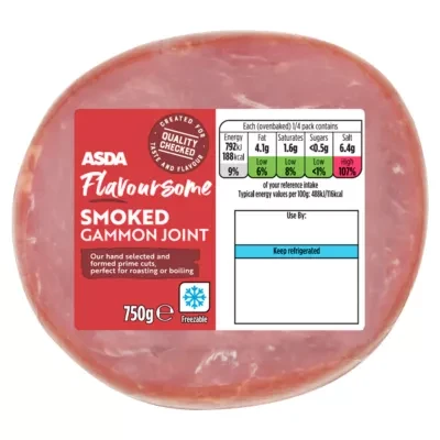 ASDA Flavoursome Smoked Gammon Joint 750g