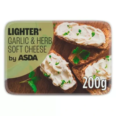 ASDA Lighter Garlic & Herb Soft Cheese 200g