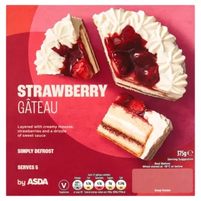 ASDA Strawberry Gâteau 375g