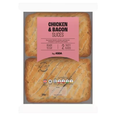 ASDA 2 Chicken & Bacon Slices 300g