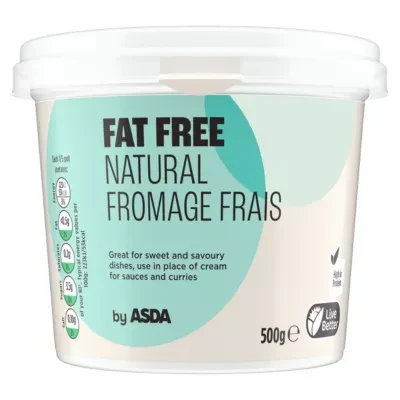 ASDA Fat Free Natural Fromage Frais 500g