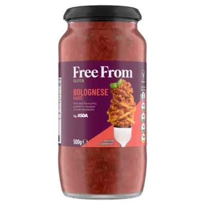 ASDA Free From Free From by  Gluten Bolognese Sauce 500g
